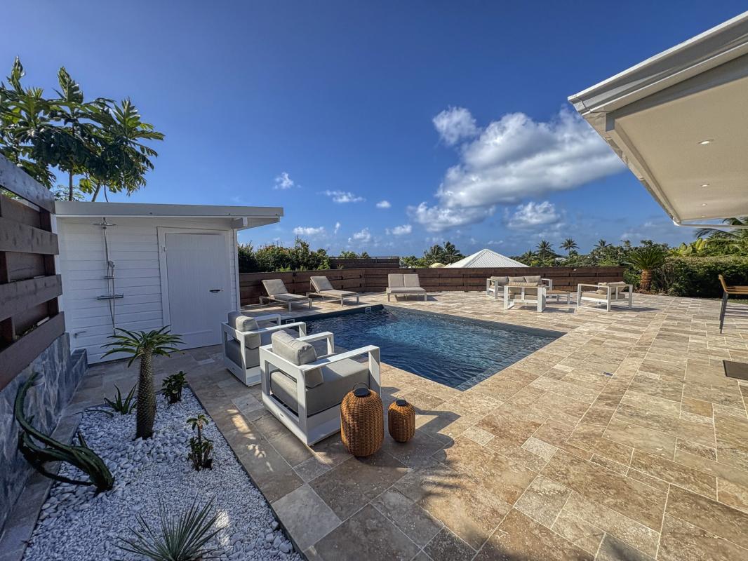 8.Location villa piscine Saint François Guadeloupe- Piscine